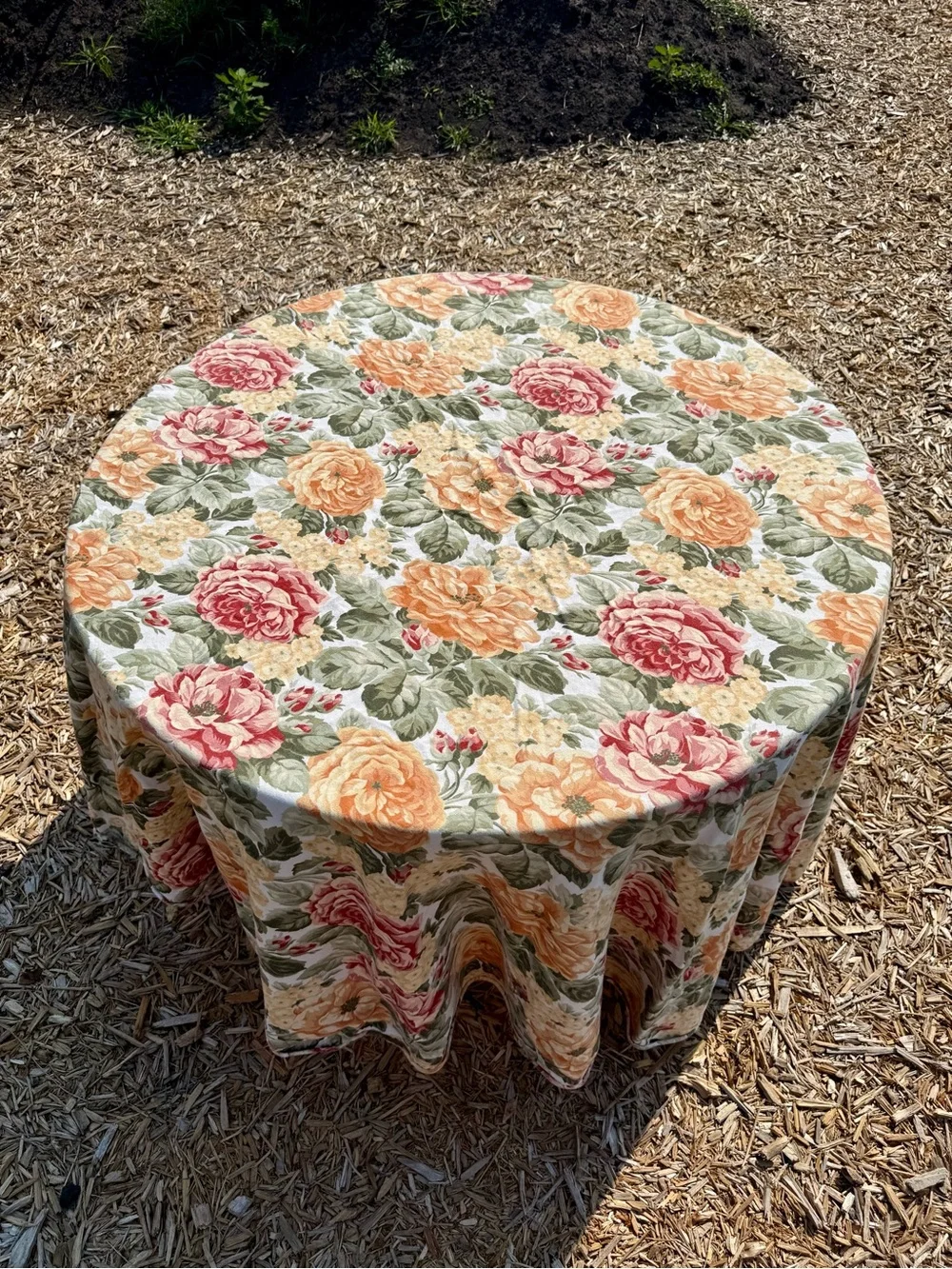 Waterford Floral 70” Round Tablecloth
